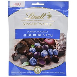 Lindt Sensation Fruit, Blueberry & Acai, Pack of 4 (4 x 150 g)