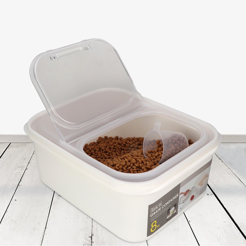 Large capacity Cat Dog Food Storage Box Container Bucket with