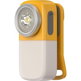 OOWOLF LED Flashlight Clip or Magnets Install, Bright Tactical Torch High Lumens with Multiple Modes, Waterproof MINI Flash Light for Outdoor, Gifts for Father's Day, Camping Essentials Gear Yellow