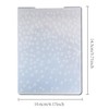 arriettycraft Raindrops Plastic Embossing Folders for Card Making Raindrop Textured