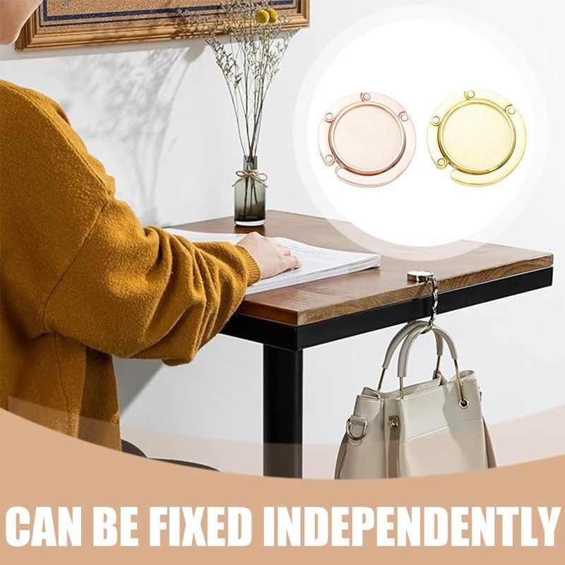 QOWUXHZ Pack of 2 Handbag Holders for Table Handbag Holder