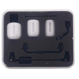 New Direction Tackle Teflon T4 Bite Indicator Bobbin (Three White Bodies) with Carbon Arm for Carp Fishing