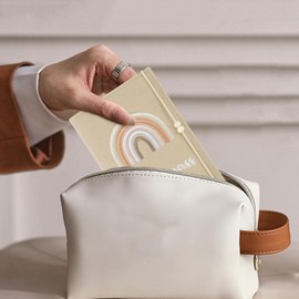 Weenwill Maternity Log Protective Cover, Maternity Log for Felt Protective Cover with Compartments, Felt Maternity Log Cover with 2 Key Chains, Maternity Log Cover with Compartments for Pregnant Women