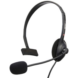 Buffalo BUFFALO Single Ear Headband Headset with USB Connection