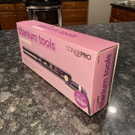 Conair Pro Ceramic Tools Flat Iron 1.5" Turbocharged Professional Hair Tool NIB