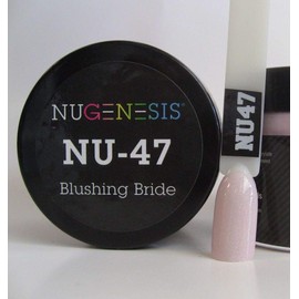 NuGenesis Nail Dipping Powder Color 1.5oz/43grams - (NU47 Blushing Bride)