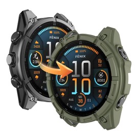 OVERSTEP Case Cover Compatible with Garmin Fenix 8 47mm Solar,Soft Anti Drop Replacement Protective Cases Smart Watch Accessories.