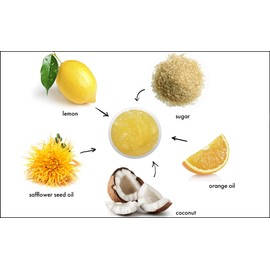 RAYA Lemon Sugar Facial Scrub (157) | Organic and Natural Exfoliating Scrub for Dry Skin | Brightens and Smooths Complexion