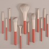 Brotevity Makeup Brush Set 12 Facial Brushes Portable Easy Storage