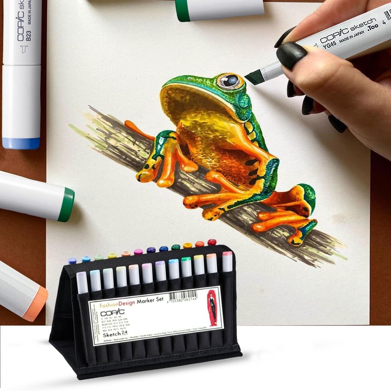 Copic Markers Sketch Fashion Design Sketch Wallet