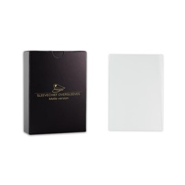 SleeveChief ® Premium Quality Trading Card Oversleeves | Ultra Durable & Clear Card Sleeves | Fit as YuGiOh Card Sleeves, MTG Card Sleeves & More | Matte | Japanese Size | 70 Pcs