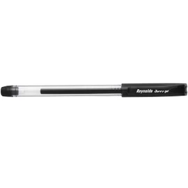 Reynolds Jiffy 0.5mm Needle Point Gel Pens Black Ink - Pack of 40 (Ship From India)