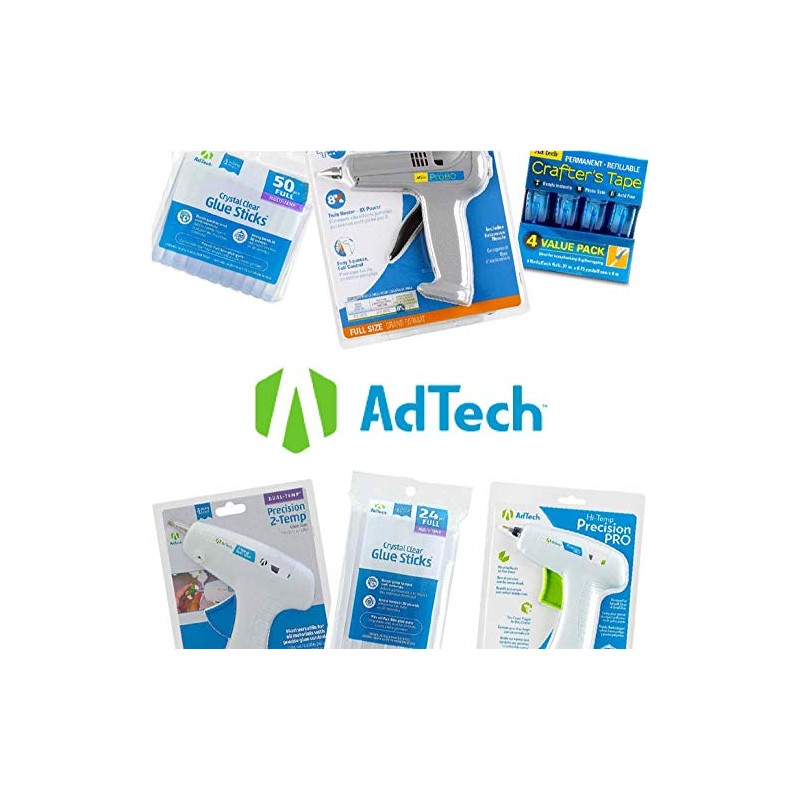 Adtech AdTech Crystal Clear Hot Glue Gun Sticks (W220-14ZIP50) C