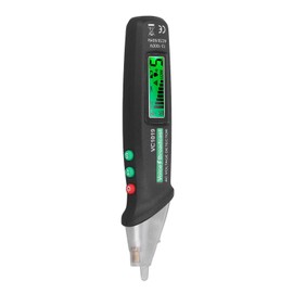VC1019 Voltage Test Pen, Non-Contact Voltage Tester with LCD Display, Buzzer Alarm for Wire Break Point Finder, Live Zero Wire Assessment