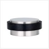 EVI|Adhesive Door Stop| Stainless Steel with Black Rubber|High Resistance