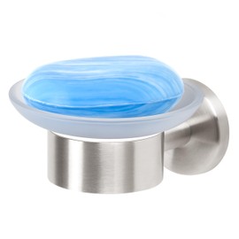 bremermann® PIAZZA Bathroom Range - Soap Dish, glass and stainless steel