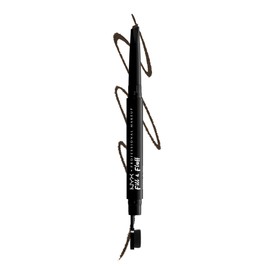 NYX Professional Makeup, Fill & Fluff Eyebrow Pomade Pencil, Creamy Pomade Formula, Precise Tip, Paddle Brush for Blending, Espresso