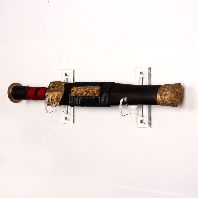 WANLIAN Sword Wall Mount Acrylic Wall Mounted Hook Samurai Sword