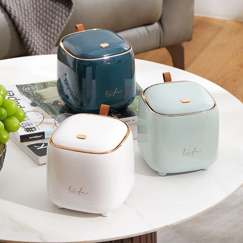 diyannuo Plastic trash can creative mini desktop trash can, with