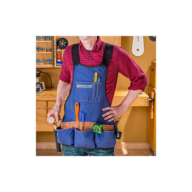 ROCKLER Wood Working Shop Aprons for Men (14 oz) –