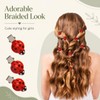 10 Pcs Fun Mini Ladybug Hair Clips, Funky Insect Bug