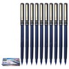 HF830 Fineliner Pens, BLUE, Fine Point (0.5mm), Pack of 10,