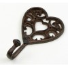 N/A Heart Cast Iron Hook 0184J-0503