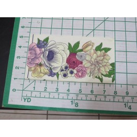 Unbranded Three Decorative Hostess Napkins for Decoupage "Floral runner on cream 2-Ply