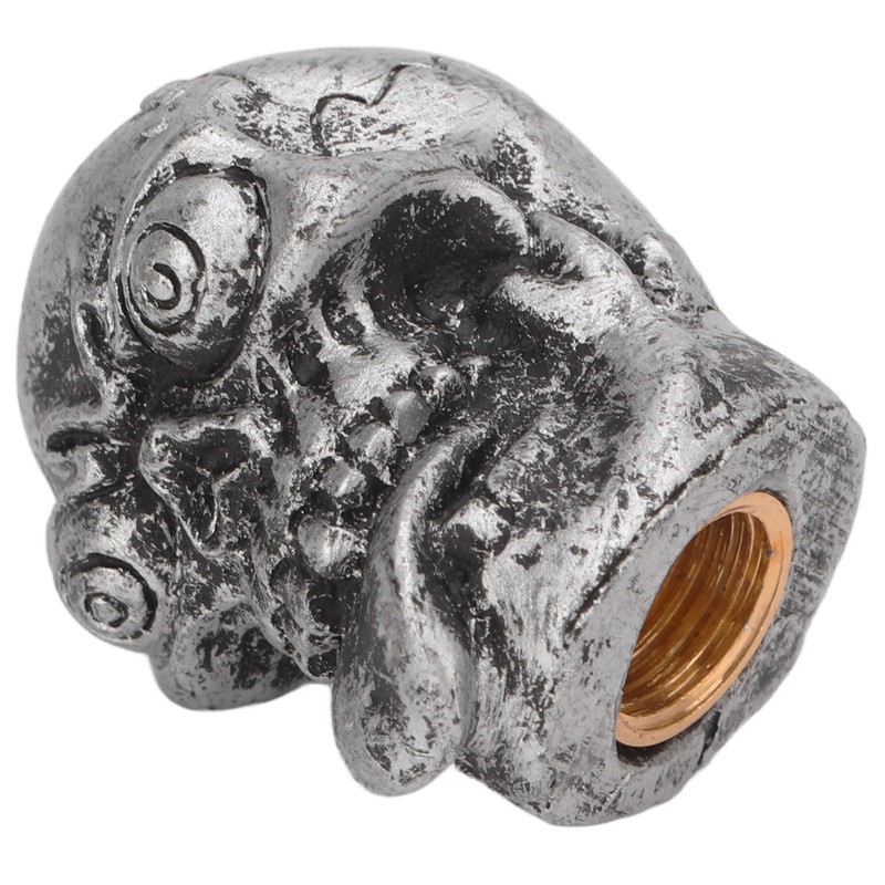 4PCS Tire Valve Cap Set Skull Style Dustproof Universal for