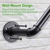 BDJSN Industrial Style Hose Holder, Wall Mounted Water Pipe Storage