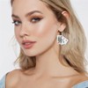 Clyhon 1 Pair of Poker Earrings for Women Gold-Plated Playing