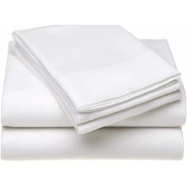 Eco-Lux Juego De Sábanas Microfibra Individual Textura Suave