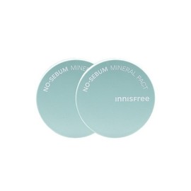 1+1 Innisfree No Sebum Mineral Pact 85g / 1+1 이니스프리 노세범 미네랄 팩트 85g