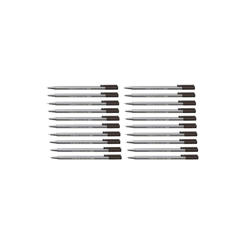 STAEDTLER 334 Triplus Fineliner Superfine Point Pens - 0.3mm -
