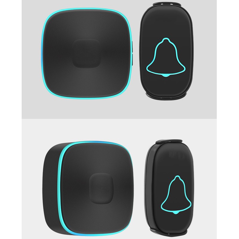 Wireless Doorbell Waterproof with 1 Transmitter and 1 Receiver One