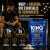 KING Protein Whey Isolate + Creatina en Polvo, 30 porciones,