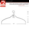 Mawa Reston Lloyd Silhouette Ultra-Thin Series, Non-Slip Space Saving Shirt