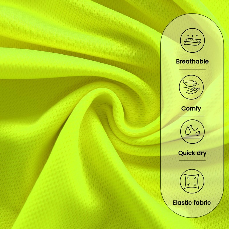 Besentinels Reflective Shirts with Hood Hi Vis Shirts for Construction