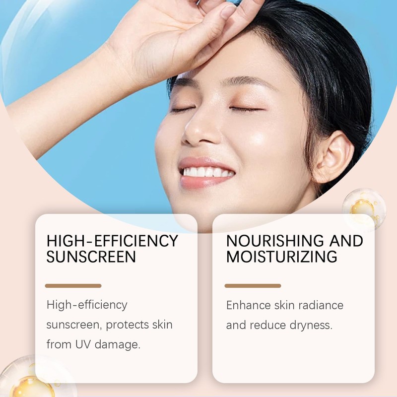 2Pcs BB Blur Tinted Moisturizer SPF 30,BB Cream Tinted Moisturizer,