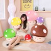 Yeqivo Cute Mushroom Plush Toy, Red 3D Soft Mushroom Plushie