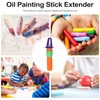 TEHAUX 15pcs Oil Pastel Extender, Crayon Holder, Oil Painting Stick