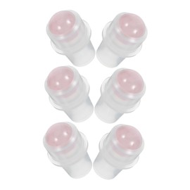 MERRYHAPY Essential Oil Roller Bottles 6 Pack Replacement Balls for 10ml Bottles Natural Crystal