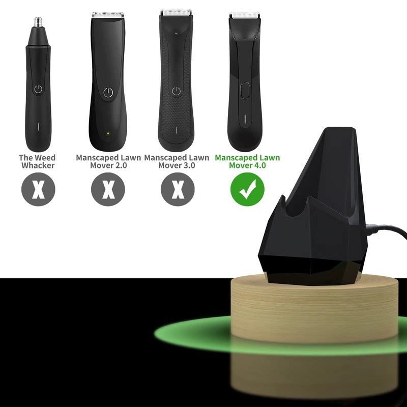 Base de carga para MANSCAPED 4.0 con adaptador de CA,