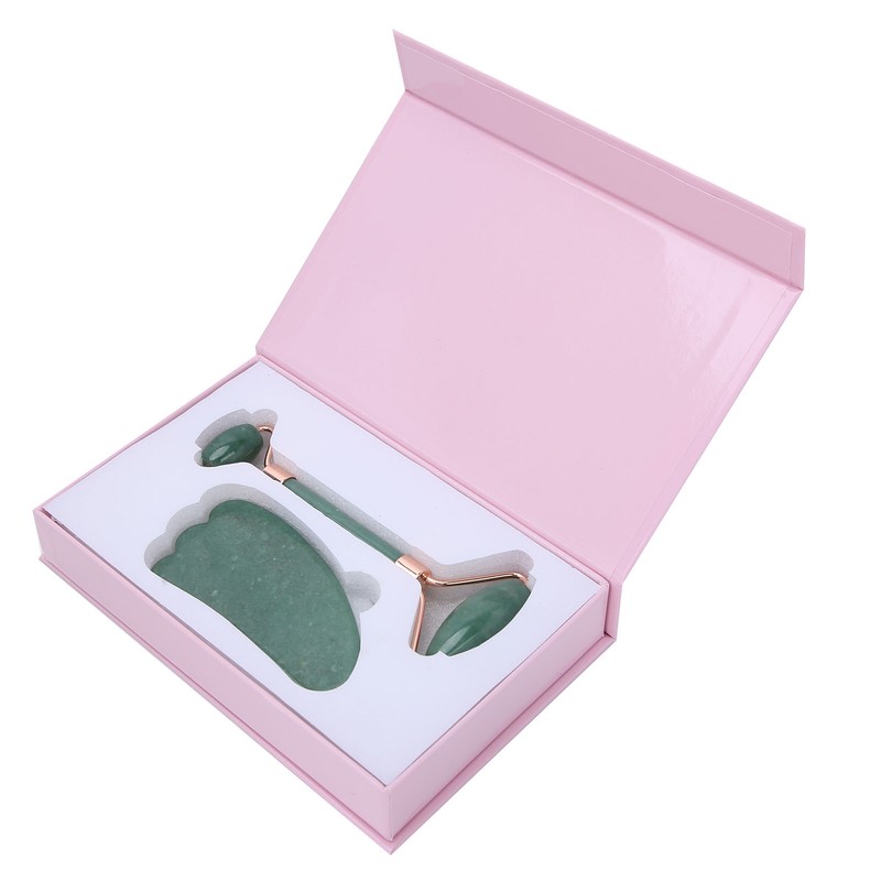 Double Head Roller Massager Facial Body Gua Sha Scraping Board