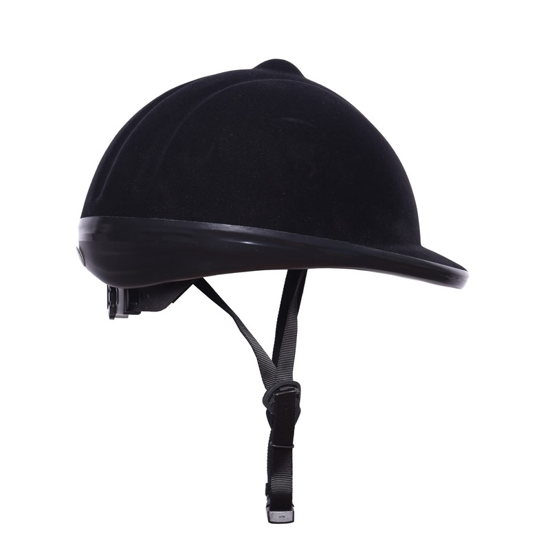 HKM Unisex - Adult Riding Helmet New Flock Black/Glitter, M