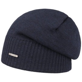 Stetson Merino Oversize Beanie Wool (One Size - Navy)