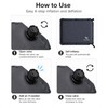 Inflatable Seat Cushion Reversible Extra Large Portable Travel Camping