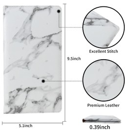 Dalueery.H Car Registration and Insurance Holder Registration and Insurance Card Holder Car Essentials for Women(White)