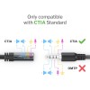KabelDirekt – (3 feet Headset Extension Cable (3.5mm Male to