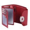 Ladies Wallet LEAS, Genuine Leather, red - ''LEAS Ladies-Collection''